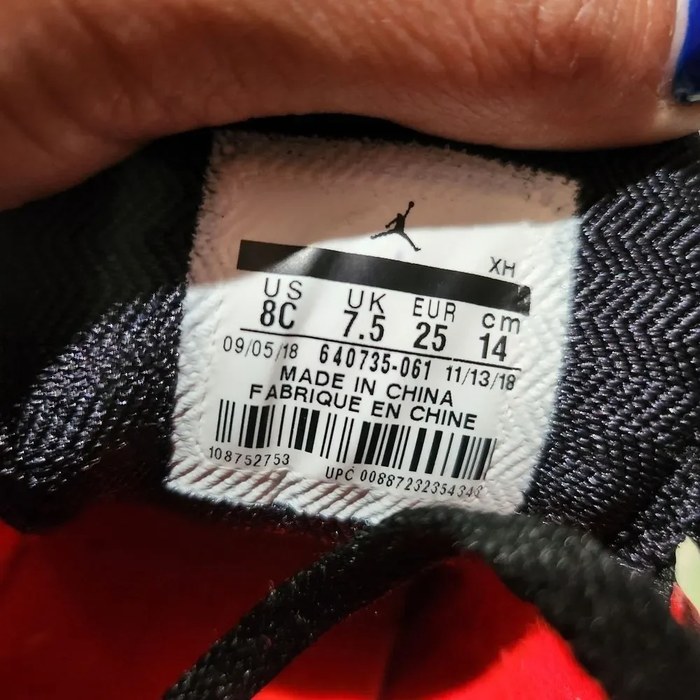 Jordan 1 Mid Black Infrared 23-white Kid Sneakers